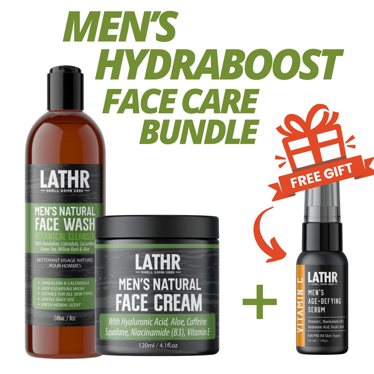 HydraBoost Men's Face Care Routine