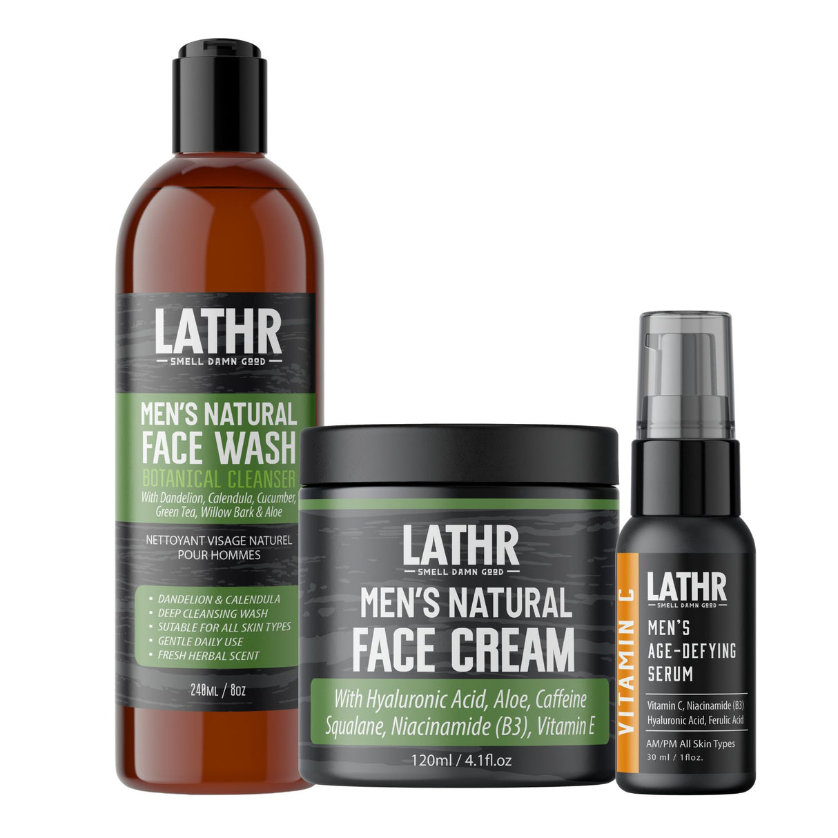 HydraBoost Men's Face Care Routine LATHR