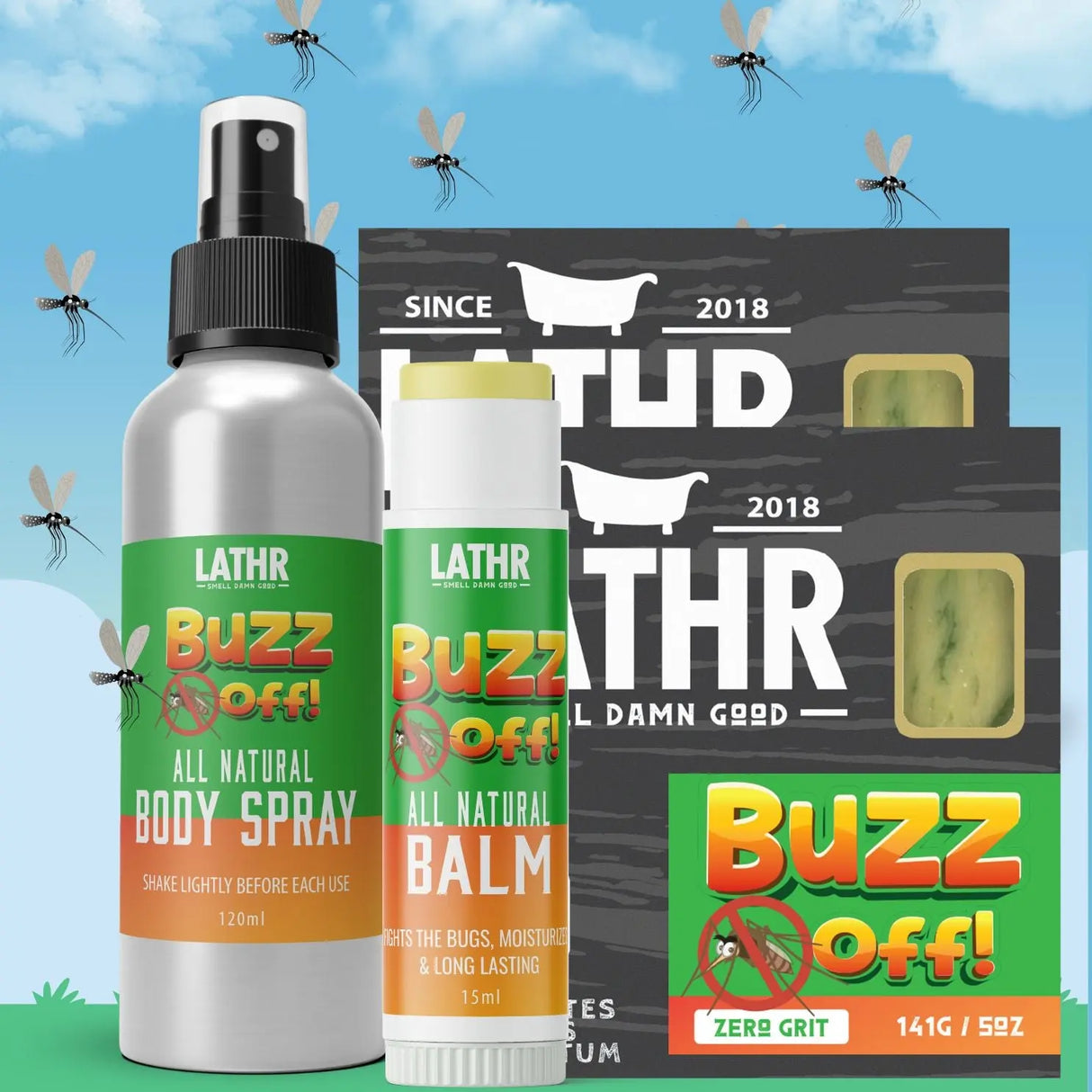 Buzz Off Insect Repellent Safari Kit LATHR Made In Canada