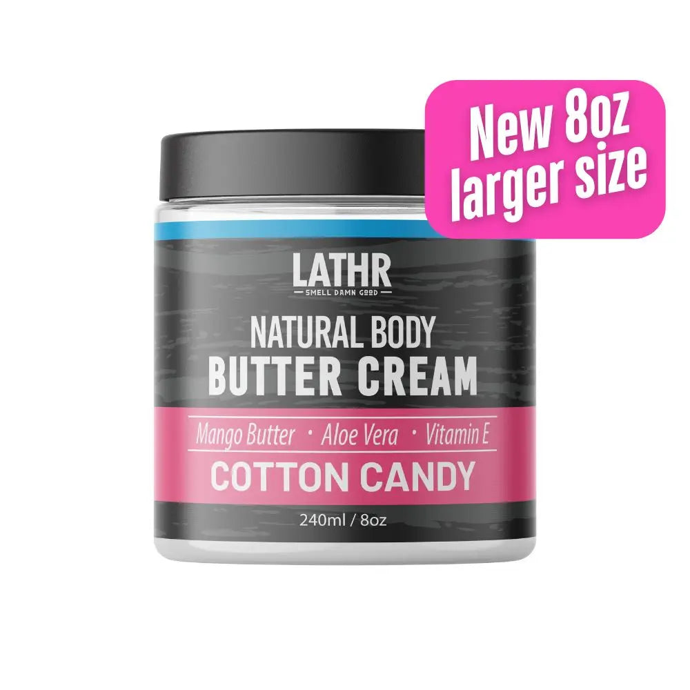 Body Butter - Cotton Candy 8oz LATHR Made In Canada