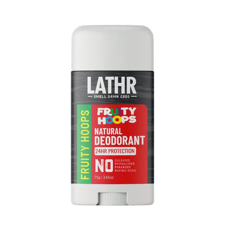 Natural Deodorant Fruity Hoops LATHR Made In Canada
