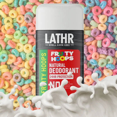 Natural Deodorant Fruity Hoops LATHR Made In Canada