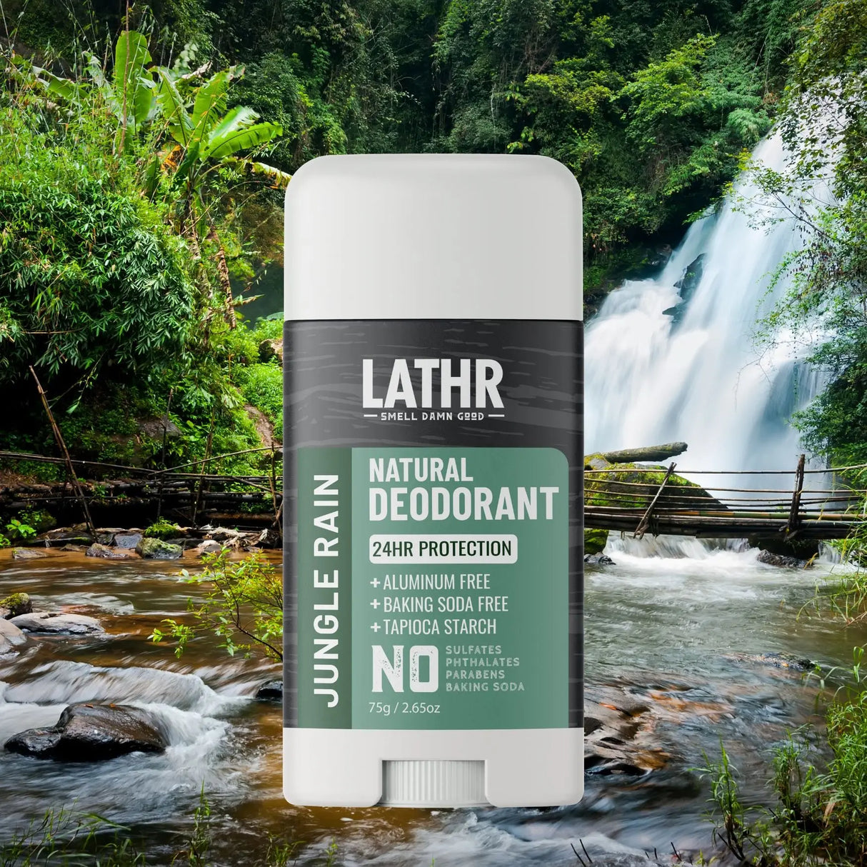 Natural Deodorant Jungle Rain LATHR Made In Canada
