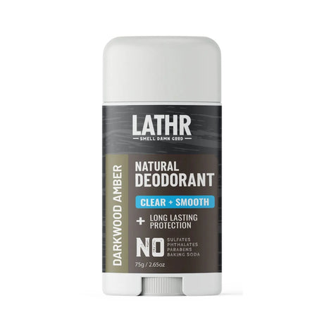 Natural Clear Deodorant Darkwood Amber LATHR