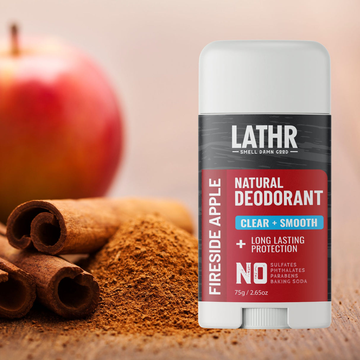 Natural Clear Deodorant Fireside Apple LATHR