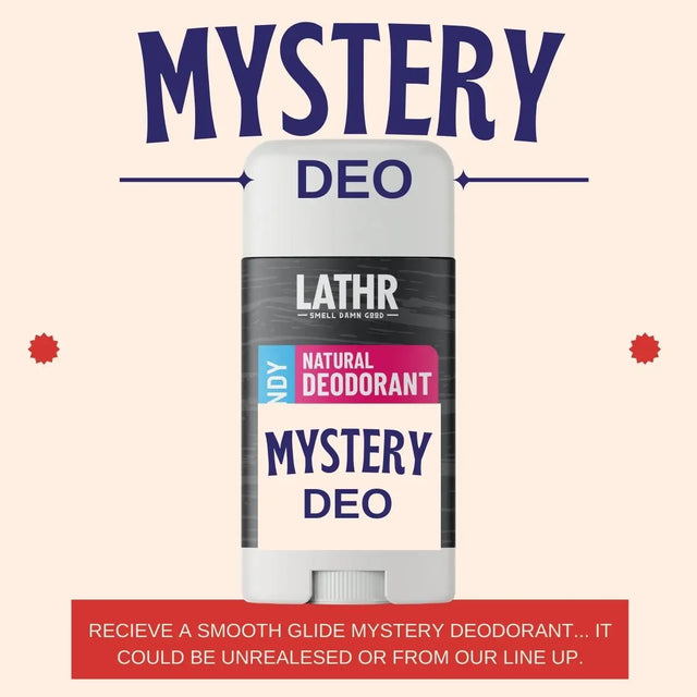 Natural Deodorant Mystery Scent LATHR Made In Canada