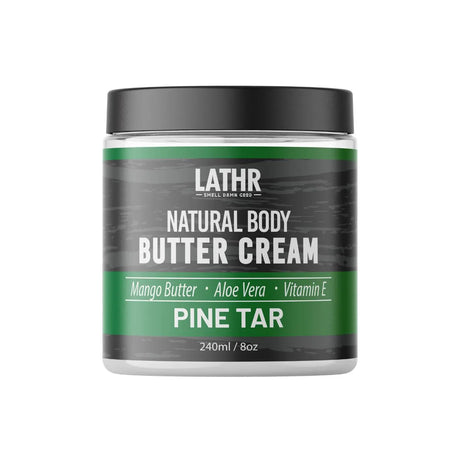 Body Butter Cream - Pine Tar LATHR Made In Canada