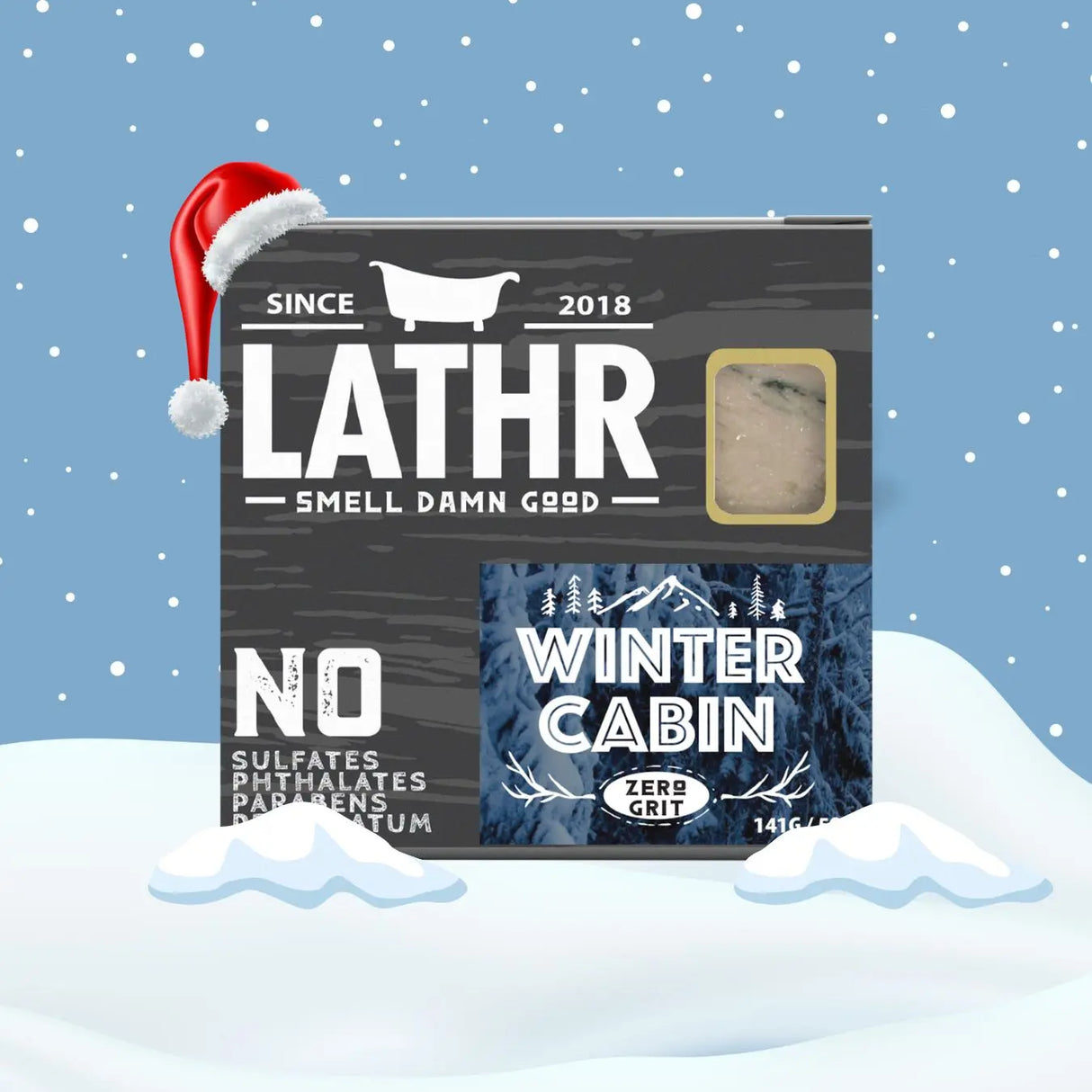 Winter Cabin Soap Bar LATHR